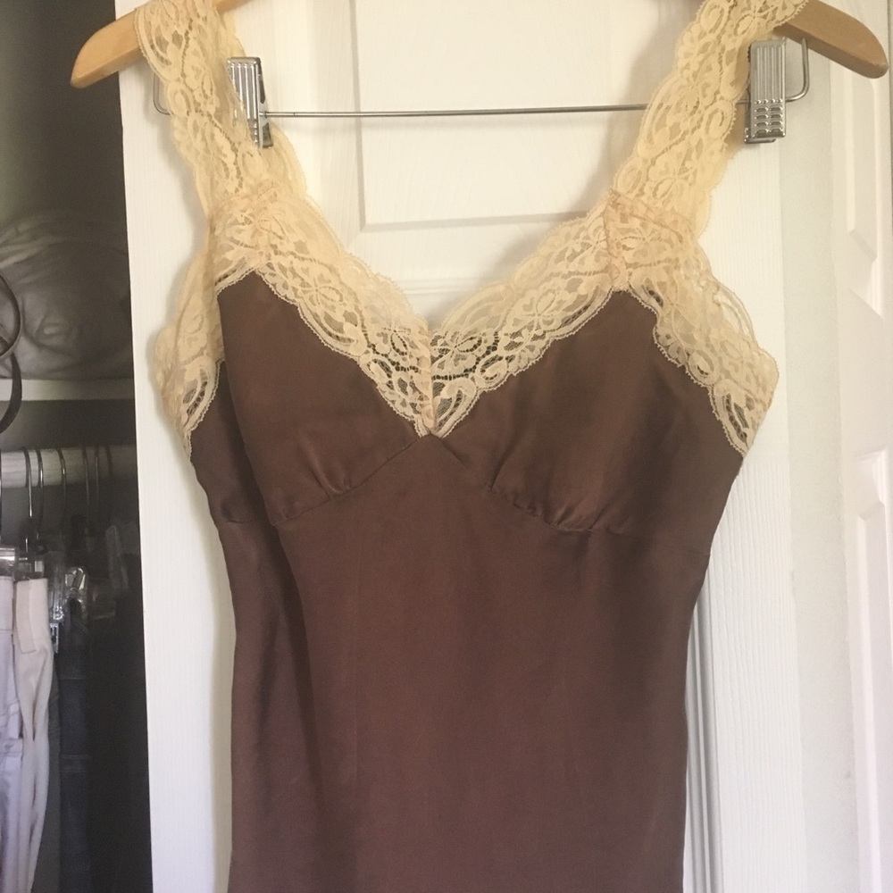 Laundry by Shelli Segal brown camisole